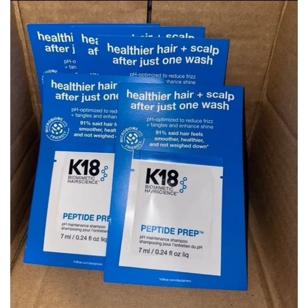 K18 Peptide Prep PH shampoo travel sample hair care k-18 k 18